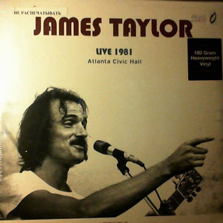 James Taylor (2) : Live 1981 Atlanta Civic Hall (2xLP, Album)