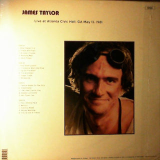 James Taylor (2) : Live 1981 Atlanta Civic Hall (2xLP, Album)