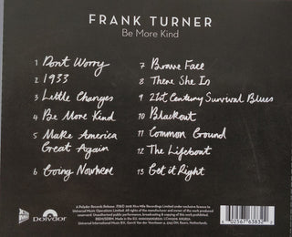 Frank Turner : Be More Kind (CD, Album, Ltd, Tou)