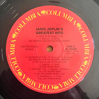 Janis Joplin : Janis Joplin's Greatest Hits (LP, Comp, RE)