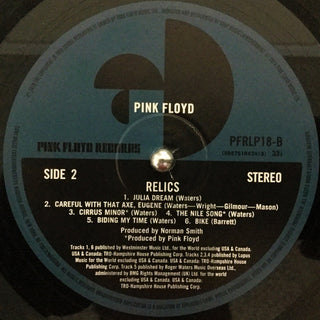 Pink Floyd : Relics (LP, Comp, RE, RM, 180)