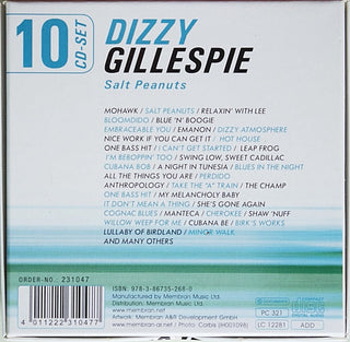 Dizzy Gillespie : Salt Peanuts (10xCD, Comp, Mono + Box)