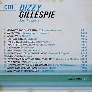 Dizzy Gillespie : Salt Peanuts (10xCD, Comp, Mono + Box)