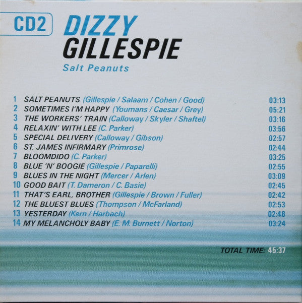 Dizzy Gillespie : Salt Peanuts (10xCD, Comp, Mono + Box)