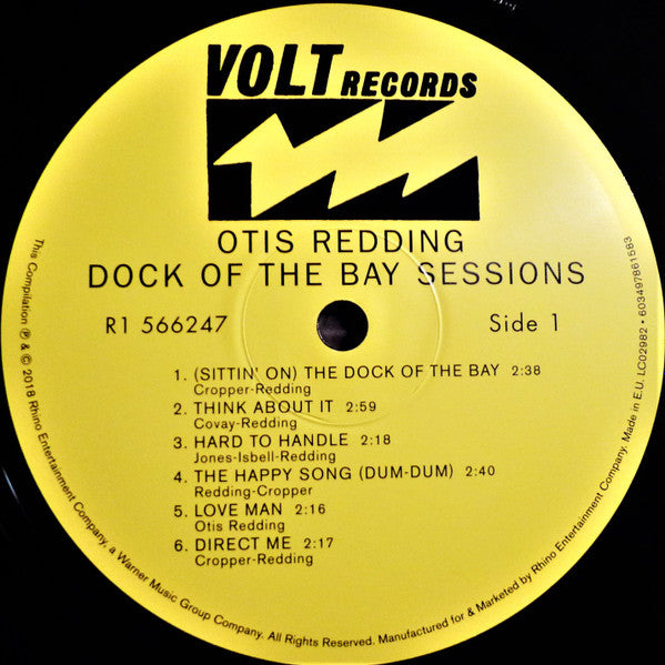 Otis Redding : Dock Of The Bay Sessions (LP, Comp, Mono)