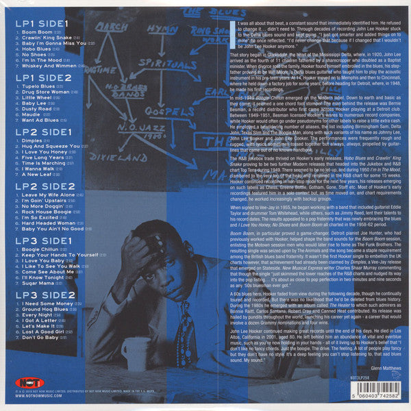 John Lee Hooker : Boom Boom (3xLP, Comp, Gre)