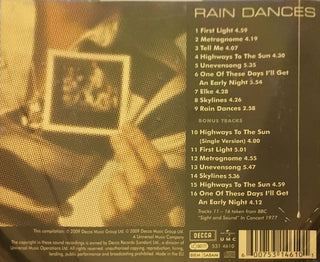 Camel : Rain Dances (CD, Album, RE, RM, Arv)