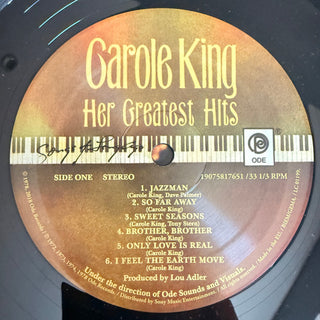 Carole King : Her Greatest Hits (Songs Of Long Ago) (LP, Comp, RE, 180)