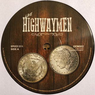 Kris Kristofferson, Waylon Jennings, Johnny Cash, Willie Nelson, The Highwaymen : Live Highwaymen (LP, Comp, Unofficial)