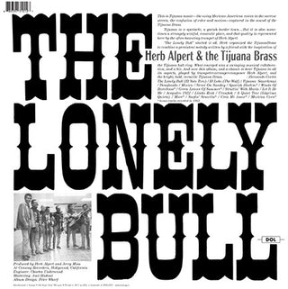 Herb Alpert & The Tijuana Brass : The Lonely Bull (LP, Album, RE, 180)