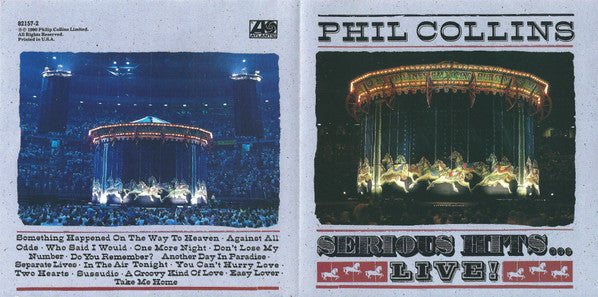 Phil Collins : Serious Hits...Live! (CD, Album, RE)