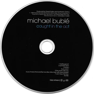 Michael Bublé : Caught In The Act (CD, Album + DVD-V, Album, PAL)