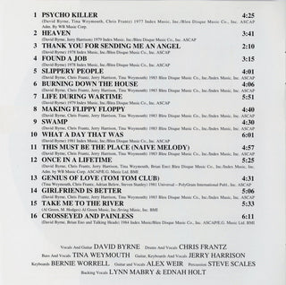 Talking Heads : Stop Making Sense (HDCD, Album, RE, RM, S/Edition, Med)