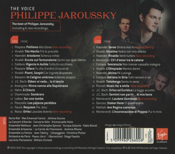 Philippe Jaroussky : The Voice (2xCD, Album, Comp, DDD)