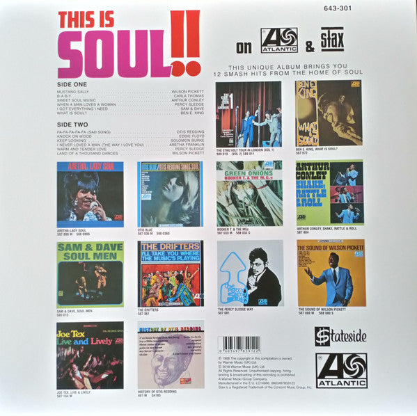 Various : This Is Soul (LP, Comp, RE)