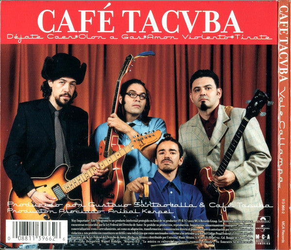 Cafe Tacuba : Vale Callampa (CD, EP, RE, Dig)