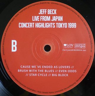 Jeff Beck : Live From Japan (LP, Unofficial)
