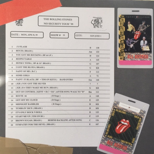 The Rolling Stones : No Security. San Jose '99 (3xLP, Album, 180)