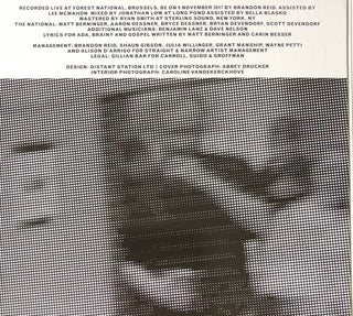 The National : Boxer (Live In Brussels) (CD, Album)