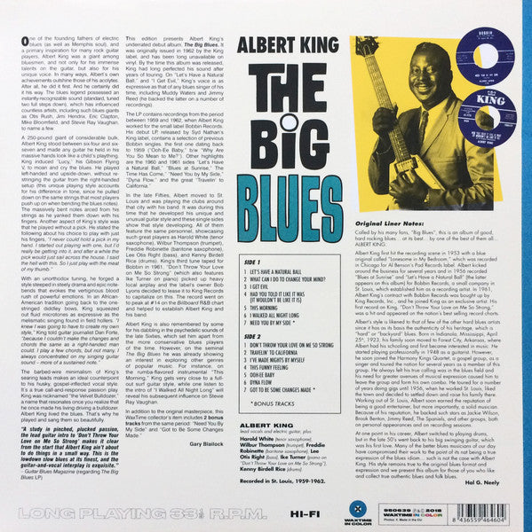 Albert King : The Big Blues (LP, Album, Ltd, RE, Blu)