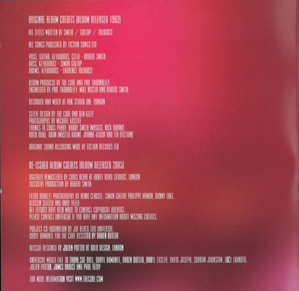 The Cure : Pornography (CD, Album, RE, RM)