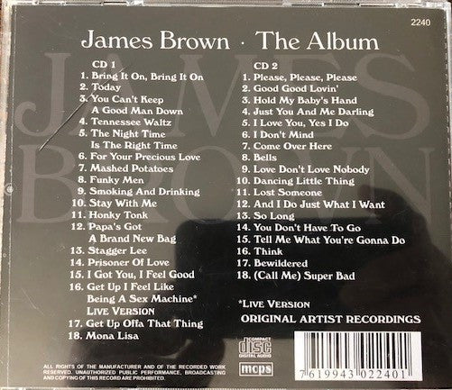 James Brown : The Album (2xCD, Comp)