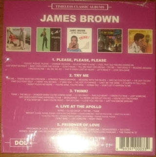 James Brown & The Famous Flames, James Brown : Timeless Classic Albums (5xCD, Album, RE + Box, Comp)