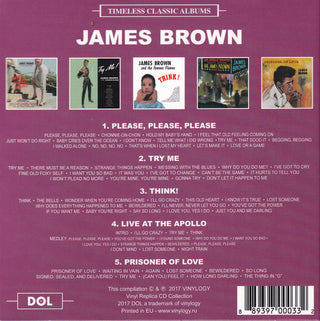 James Brown & The Famous Flames, James Brown : Timeless Classic Albums (5xCD, Album, RE + Box, Comp)