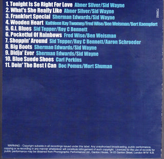 Elvis Presley : G. I. Blues (CD, Album, RE)