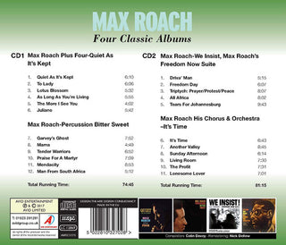 Max Roach : Four Classic Albums (2xCD, Comp, RM)