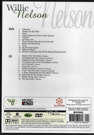 Willie Nelson : Willie Nelson (DVD-V, PAL, Dol + CD, Comp + Comp)