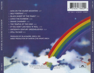 Rainbow : Ritchie Blackmore's Rainbow (CD, Album, RE, RM)