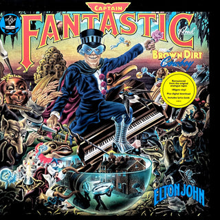 Elton John : Captain Fantastic And The Brown Dirt Cowboy (LP, Album, RE, RM, Gat)