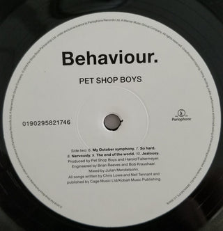 Pet Shop Boys : Behaviour. (LP, Album, RE, RM, 180)