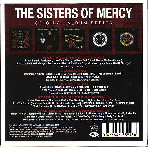 The Sisters Of Mercy : Original Album Series (CD, Album, RE + CD, Album, RE + CD, Album, RE + CD)