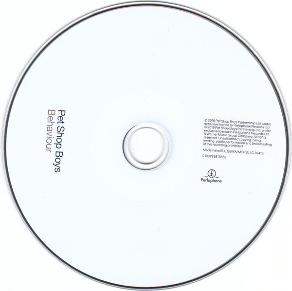 Pet Shop Boys : Behaviour / Further Listening 1990–1991 (CD, Album + CD, Album, Comp + RE, RM)