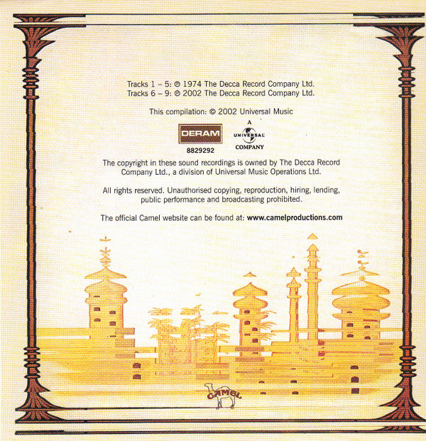 Camel : Mirage (CD, Album, RE, RM, Kdg)