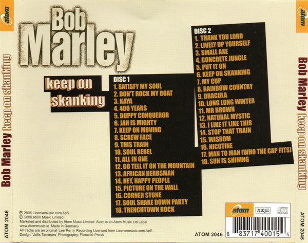 Bob Marley : Keep On Skanking (2xCD, Comp)