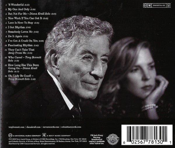 Tony Bennett & Diana Krall With Bill Charlap Trio : Love Is Here To Stay (CD, Album, Tar)