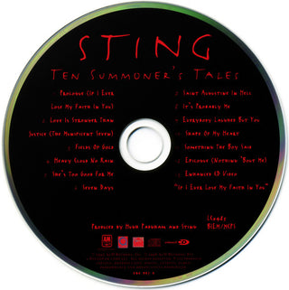 Sting : Ten Summoner's Tales (CD, Album, Enh, RE, RM, RP)