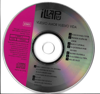 Illapu : Vuelvo Amor... Vuelvo Vida (CD, Album, RM)