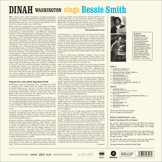 Dinah Washington With Eddie Chamblee And Orchestra : Dinah Sings Bessie Smith (LP, Album, RE, RM, 180)