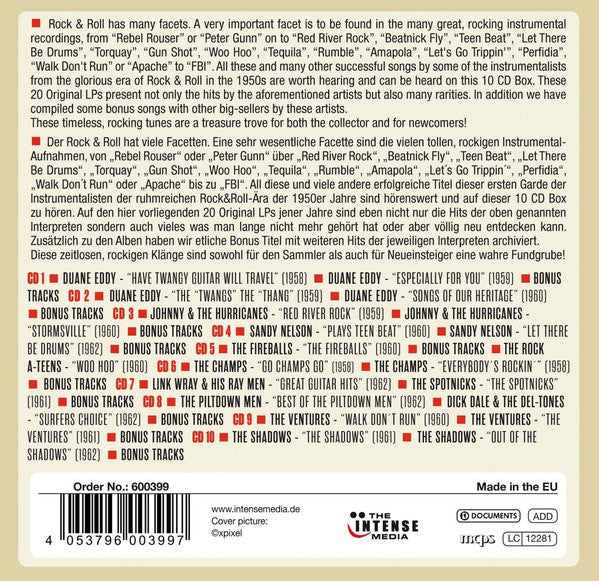 Various : Instrumental Rock And Roll (10xCD, Comp)