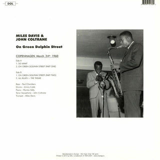 Miles Davis & John Coltrane : On Green Dolphin Street (LP, Album, RE, 180)
