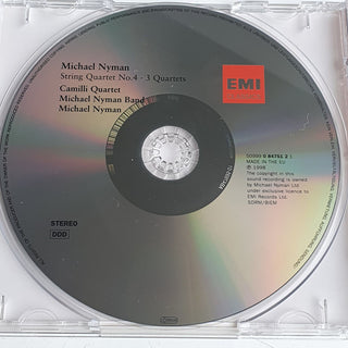 Michael Nyman - Camilli Quartet, The Michael Nyman Band : String Quartet No. 4 / 3 Quartets (CD, Album, RE)
