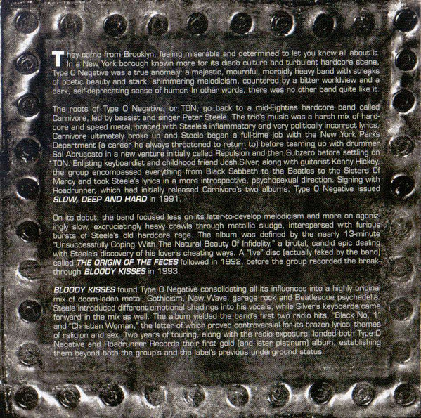 Type O Negative : The Best Of Type O Negative (CD, Comp, RP)