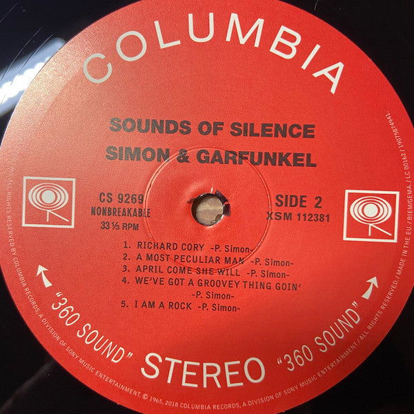 Simon & Garfunkel : Sounds Of Silence (LP, Album, RE)