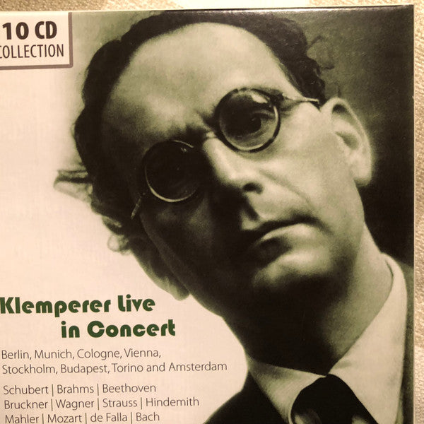 Otto Klemperer : Klemperer Live In Concert (10xCD, Comp, Mono, RE + Box)