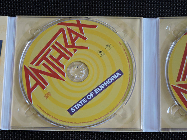 Anthrax : State Of Euphoria (CD, Album, RE + CD, Comp + RM, 30t)