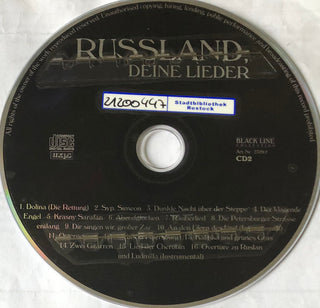 Various : Russland, Deine Lieder (2xCD)